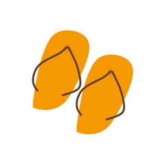 Obraz premium sandal icon design