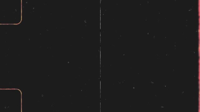 Super 8mm vintage film grain texture with retro sprocket frame