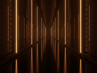 Obraz premium The Endless Server Aisle