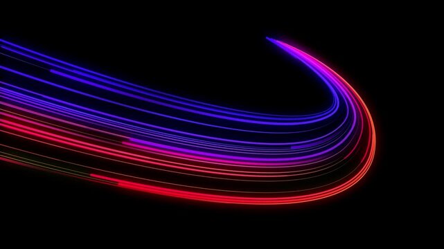 abstract background with glowing lines