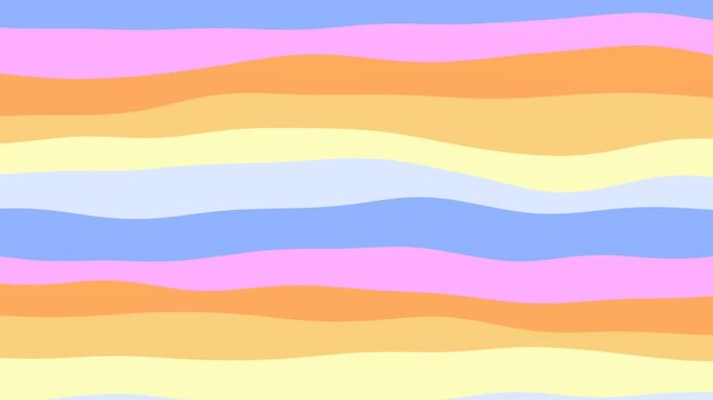waves of the summer vibe, seamless looping background