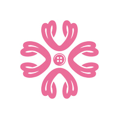Obraz premium Tailor abstract logo. Vector design