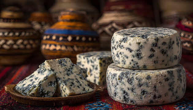 Traditional Turkish cheese, particularly famous in Erzurum and Kars. It is made by allowing blue mold to naturally grow on string cheese