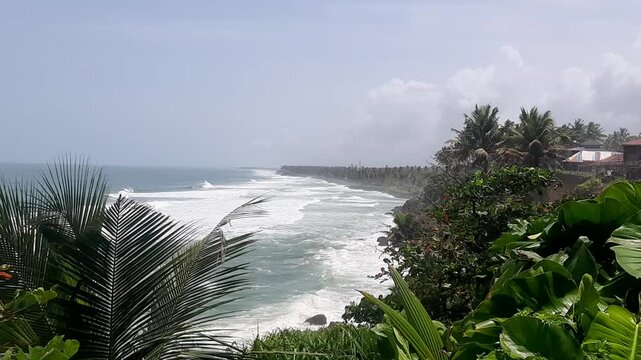 Beach scenario at Varkala Kerala