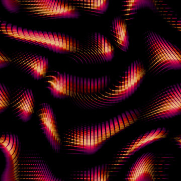 Seamless allover multicolor abstract textile print design pattern