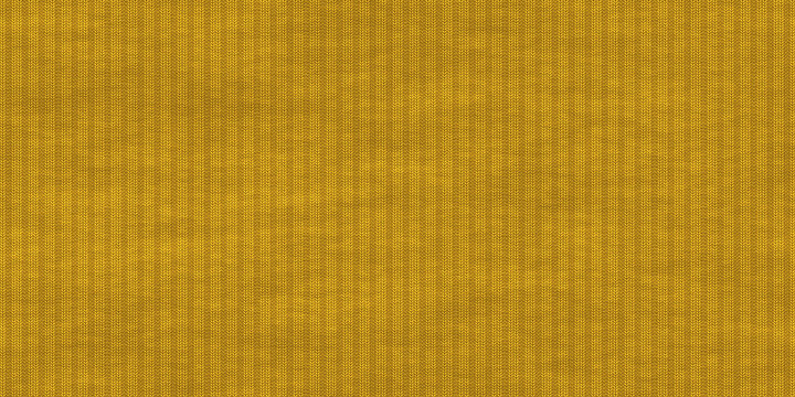 Yellow striped knitwear material backdrop. Knitting lined wear textile background. Seamless knit texture. Knitted clothes fabric surface pattern.