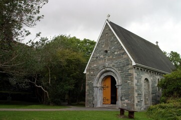 Fototapeta premium Chapel - Gougane bara - County Cork - Ireland