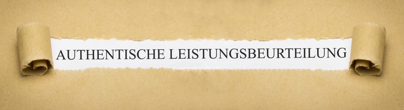 Authentische Leistungsbeurteilung