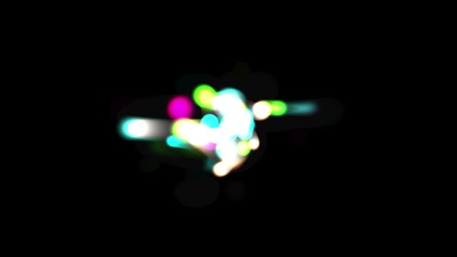 Seamless lights animation on chroma key green screen background featuring natural motion. Versatile stock clip with green, black tones for microstock and broadcast distribution.