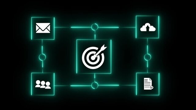 Businessman managing and assessing risks for business investment, focusing on risk control, forecasting, estimation, and financial strategy for effective management.4k motion graphics video animation