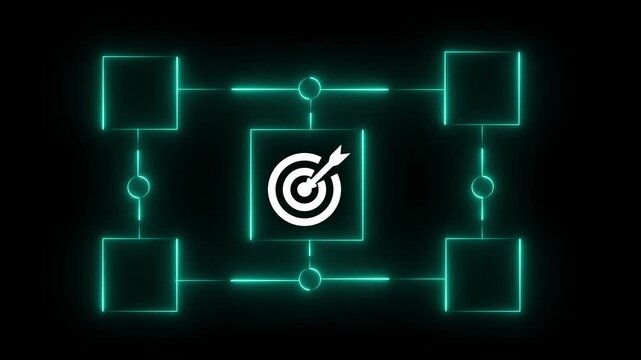 Businessman managing and assessing risks for business investment, focusing on risk control, forecasting, estimation, and financial strategy for effective management.4k motion graphics video animation
