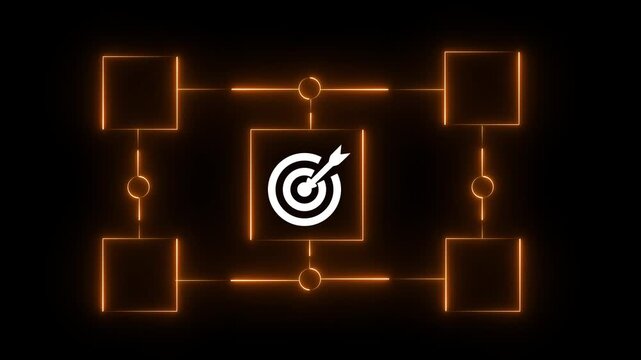 Businessman managing and assessing risks for business investment, focusing on risk control, forecasting, estimation, and financial strategy for effective management.4k motion graphics video animation