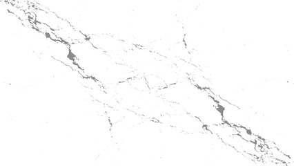 Obraz premium Gray marble texture with cracks and veins on white background natural stone pattern