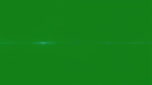 Subtle light streak ghosting across frame chroma key green isolated