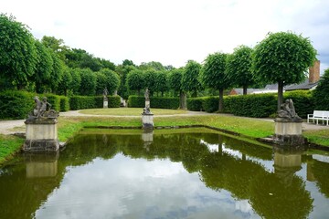 Fototapeta premium Englischer Garten im Schlosspark Altdöbern