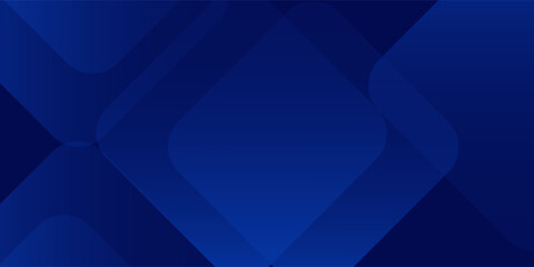 Obraz premium Abstract dark blue geometric background. Dynamic shapes composition.