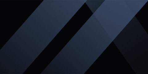 Obraz premium Modern black dark blue white abstract background. Minimal. Color gradient. Web banner. Geometric shape. 3d effect. Lines stripes triangles. Design. Futuristic. Metal metallic effect. Luxury. Simple.