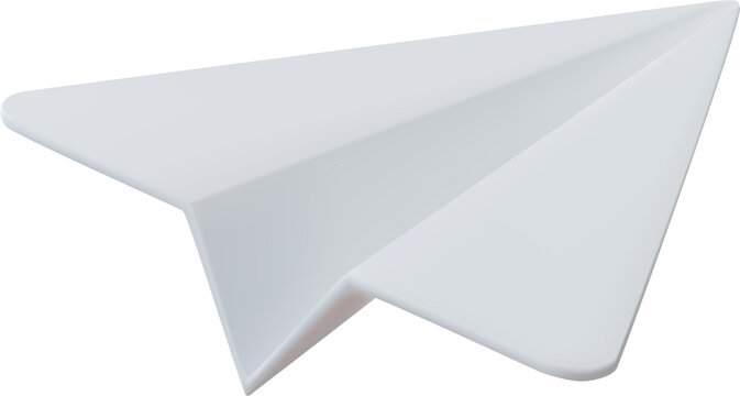 Blue paper airplane icon