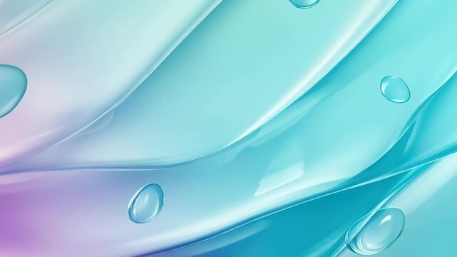 Soft waves of colorful water flow together to form interesting textures and shapes. The light reflects off the surface, enhancing the colors and patterns in this art