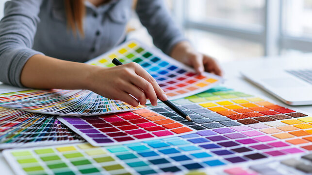 Color Palette and Swatches: Mastering Color Matching for Creative Processes in Graphic Design Studios