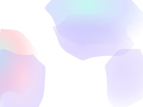 Soft Organic Gradient Abstract Shapes Tech Startup Wallpaper