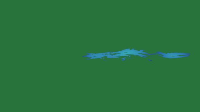 Screen map of the world an image bird flying in sky on blue over it two birds green screen style layers creative