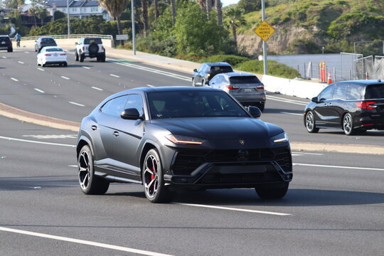Lamborghini Urus luxury suv in matte black 
