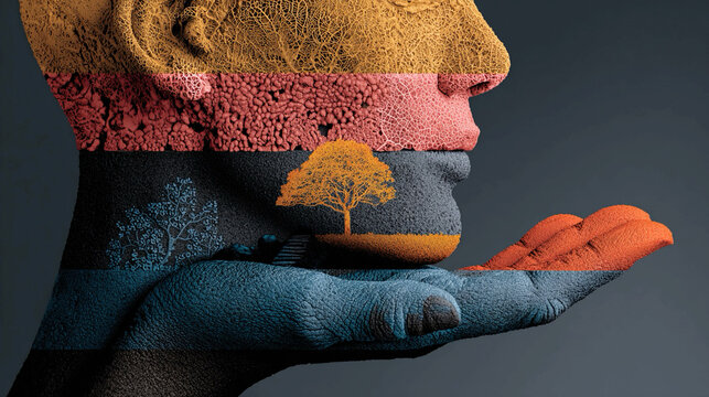 Sensory balance human perception concept presenting integrative wellness strategies preventive sensory guidance functional perceptual practices awareness campaigns long term cognitive sensory 