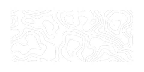 Abstract Topographic Banner Design with Layered Elevation Contours and Relief Texture. Modern White Terrain Map Pattern with Clean and Sophisticated Appearance. © ALAMA