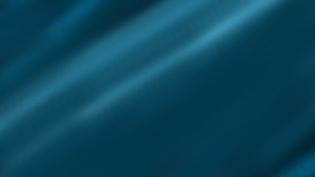 Abstract Deep Teal Blue Silk Fabric Texture Background, Smooth Elegant Satin Waves
