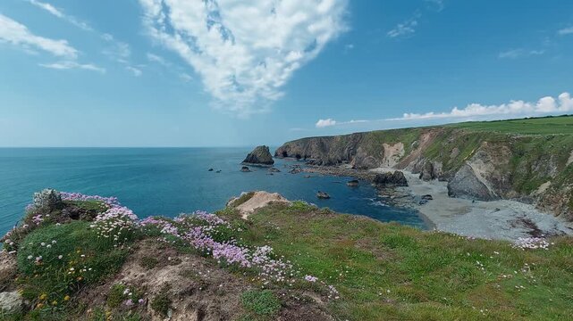 Peaceful coastal landscapes in summer epic Copper Coast Waterford Ireland Epic Locations