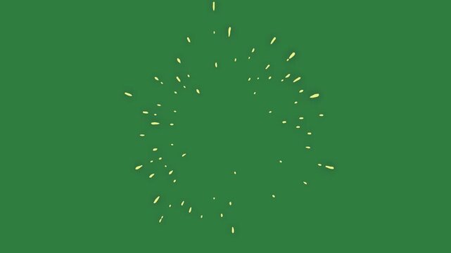 A green screen with white background and clock on it firework yellow fireworks animated chromakey background creative gesture layers movement backgrounds frame emotion composition elements