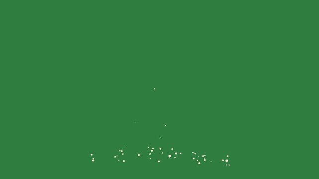 A green screen with white background and dots on it lines animated chromakey background style figure depth emotion illustration gesture creative layers composition movement frame elements