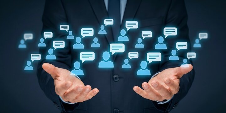 Corporate Executive Curating Active Customer Social Network with Multi-User Communication for Brand Community Building and Digital Audience Management