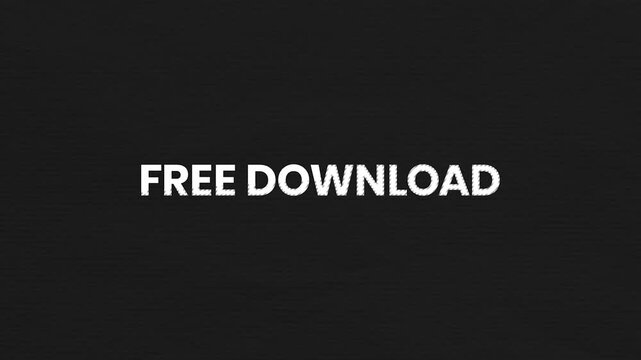 Free Download Vintage Text Animation 4K Promotional Offer Visual for Digital Content Marketing and Customer Acquisition Campaigns