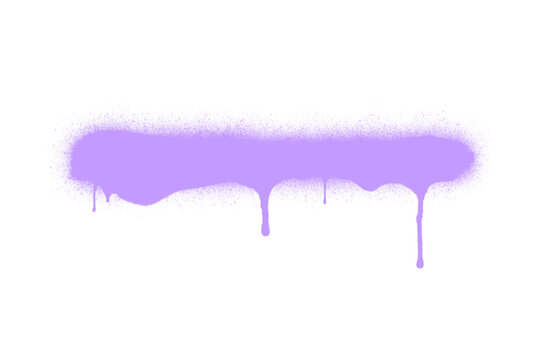 violet spray paint splash - graffiti line