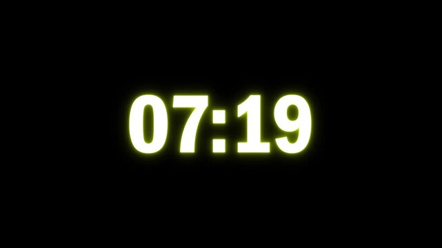 Countdown timer thirty seconds animation.Smooth transitions, electric energy, anticipation, builds on black background.