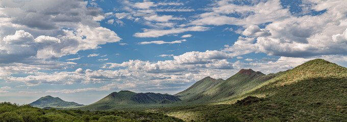 panoramic view of the zebra mountains angola  © Mark Butler 