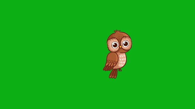 owl nocturnal bird predator feathers beak wings eyes premium stock media clip for professional video editing projects. this high-end visual element is perfectly optimized