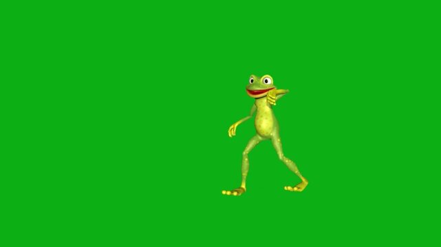 frog dancing amphibian toad pond jump water green nature swamp premium stock media clip for professional video editing projects. this high-end visual element is perfectly