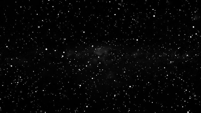 Colorful starry night sky outer space background. Journey through the Milky Way to distant galaxies. Abstract background. Traveling through among beautiful star glow fields flying in galaxy space star