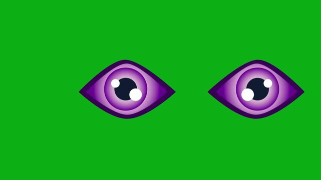 eyes narrow violet evil squinting spooky peek premium stock asset element for professional video creators. this specialized graphic layer is optimized perfectly for overlay