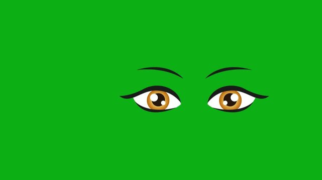 eyes elegant realistic almond brown cosmetic style premium stock asset element for professional video creators. this specialized graphic layer is optimized perfectly for overlay
