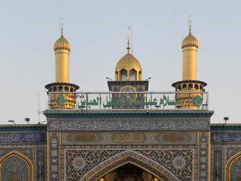 Karbala, Iraq - December 25, 2025: Shrine of Imam Hussain and Hazrat Abbas Karbala Iraq	