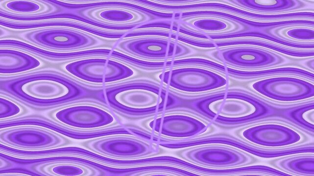 Purple concentric circles pattern repeating in grid formation
