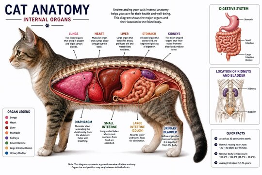 cat anatomy education