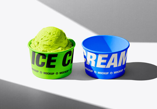 Vanilla ice cream cup comparison
