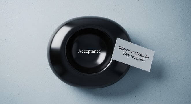 Flat lay of fortune cookie with acceptance message 408