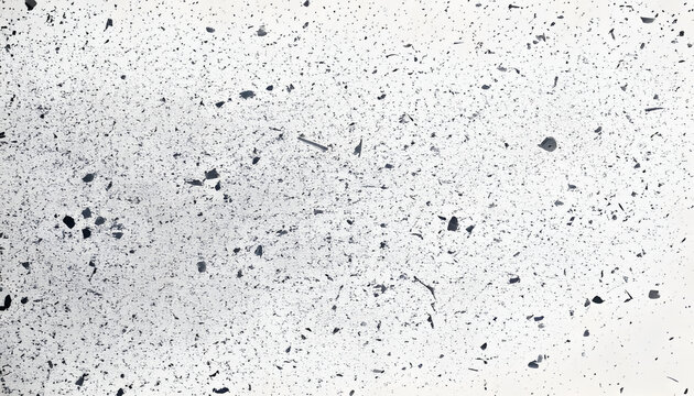 Abstract particle dust texture isolated on a white background. Light, clean grit overlay with a directional scatter of particles, suitable for modern minimalist design, web UI, and aesthetic projects.