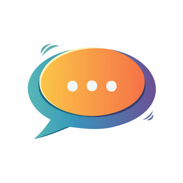 Speech Bubble Icon with Ellipsis